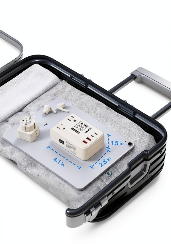 DOACE 350W Voltage Converter Travel Adapter-7