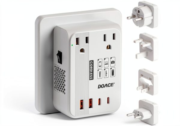 DOACE 350W Voltage Converter Travel Adapter-0