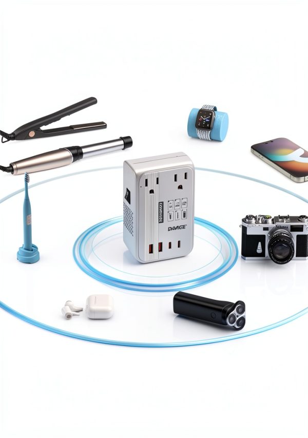 DOACE 350W Voltage Converter Travel Adapter-2