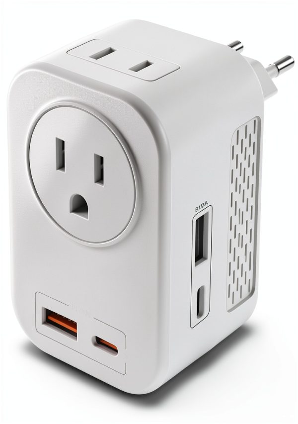 Voltage Converter 220 to 110 6‑in‑1 Adapter by Shayangyoung with PD-0