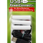 USB Power Converter by Kurt S Adler Plastic Copper Mini 3 AAA-0