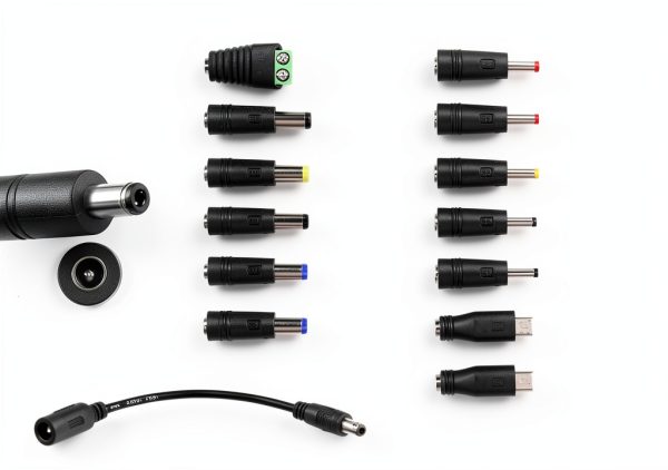 Shi He Yu DC Power Splitter 4‑Way Adjustable 72W with 14 Tips-4