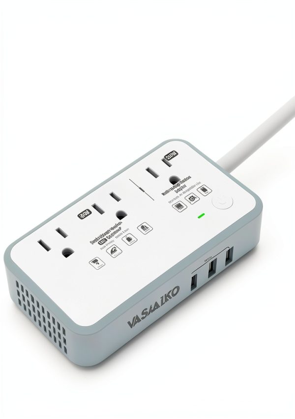 VASAIKO 2000W US to EU Voltage Converter with 7-in-1 Travel Adapter-3