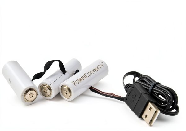USB Battery Converter Kurt S Adler Plastic Copper 3 AA Equivalent-1