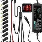 Shi He Yu DC Power Splitter 4‑Way Adjustable 72W with 14 Tips-0