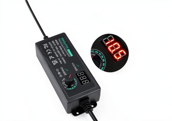 Shi He Yu DC Power Splitter 4‑Way Adjustable 72W with 14 Tips-1