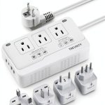 TREVOLTY 2000W 7-in-1 Travel Converter 220V to 110V with USB-C/A-0