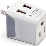 Universal Travel Adapter 3-in-1 USB Dual Plug by Paul Zeng Model CTU-6-0