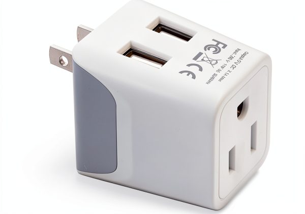 Universal Travel Adapter 3-in-1 USB Dual Plug by Paul Zeng Model CTU-6-0