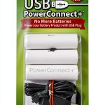 USB Battery Converter Kurt S Adler Plastic Copper 3 AA Equivalent-0
