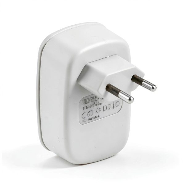 Tessan US to Europe 3-in-1 Plug Adapter Type C Gray 2.8×2.3×2.6in-1