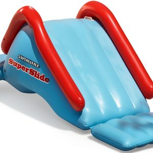 Swimline Super Slide Inflatable Pool Toy, Blue/Red-0