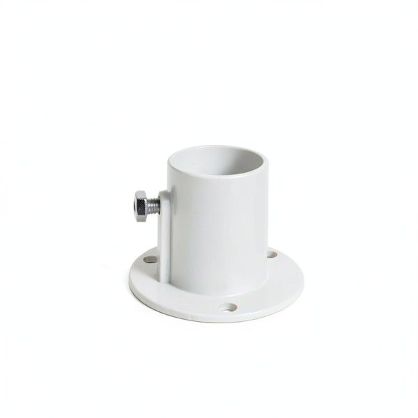 Blue Wave Aluminum Deck Flanges for Pool Ladder Pair NE1228PR White-2