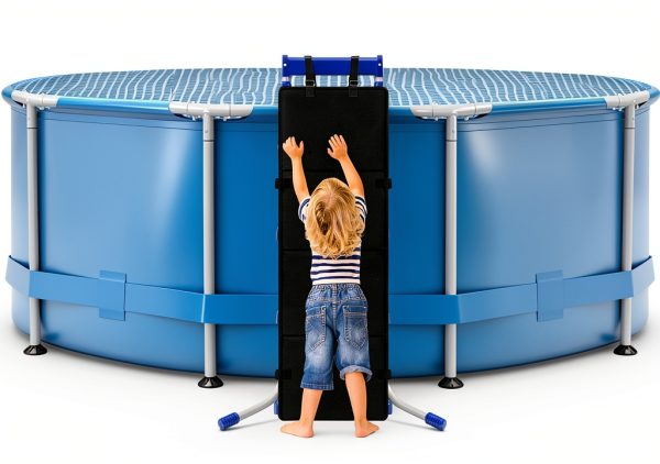 Adnee 600D Oxford Cloth Pool Ladder Protector Cover, 47.5''x16''Pool Step Guards,Swimming Pool Child Saver to Prevent Kids from Climbing,Falling,Drowning﻿ and Bunk Bed Ladders Protection ﻿-4