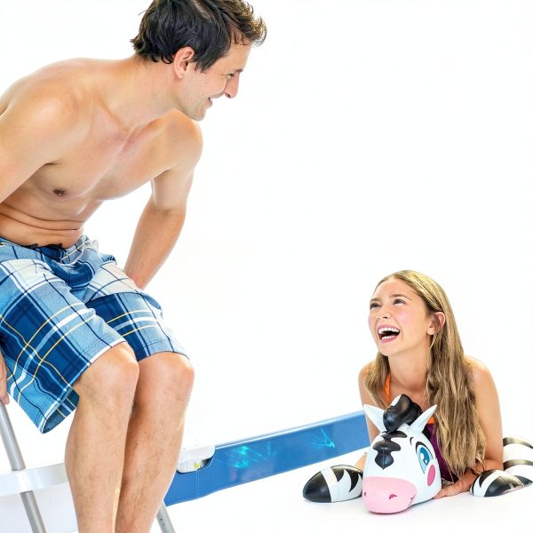 Intex Above Ground Steel Frame Swimming Pool Ladder for 42-in. Wall Height Pools-5