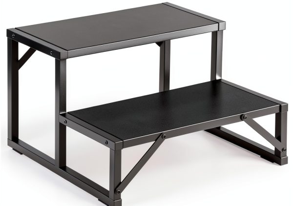 Hot Tub Step 500LBS Capacity 2-Step Black Spa Ladder by Talustool-0