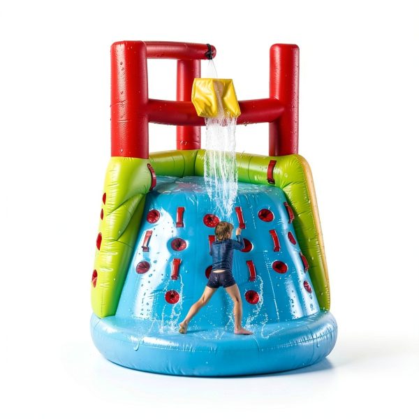 Inflatable Water Slide Park by WELLFUNTIME with Deep Pool 191x157x100-4