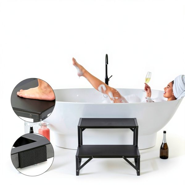 Hot Tub Step 500LBS Capacity 2-Step Black Spa Ladder by Talustool-3