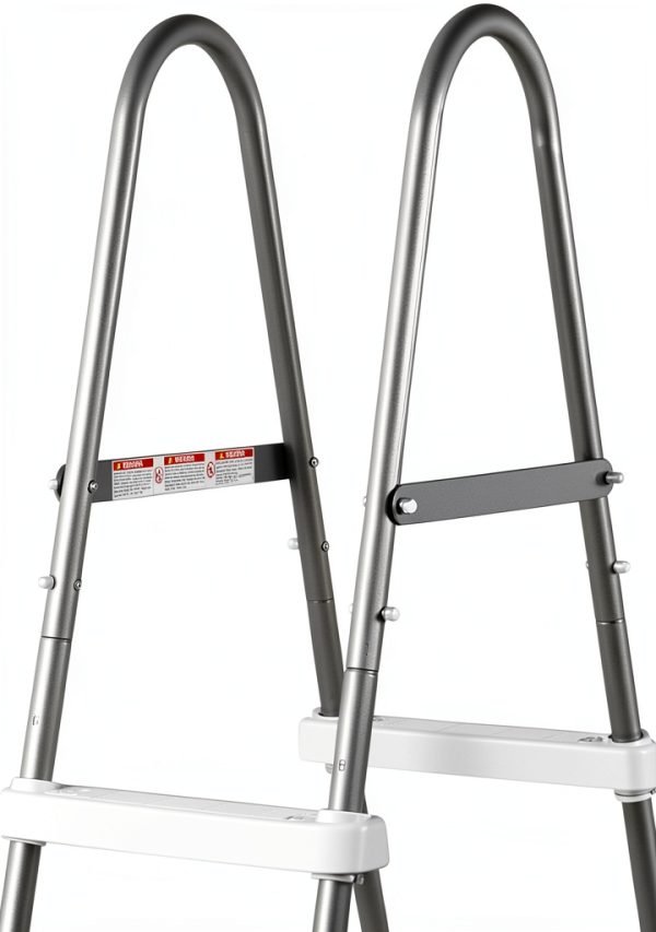 Intex Above Ground Steel Frame Swimming Pool Ladder for 42-in. Wall Height Pools-6