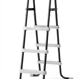 Intex Above Ground Steel Frame Swimming Pool Ladder for 42-in. Wall Height Pools-0