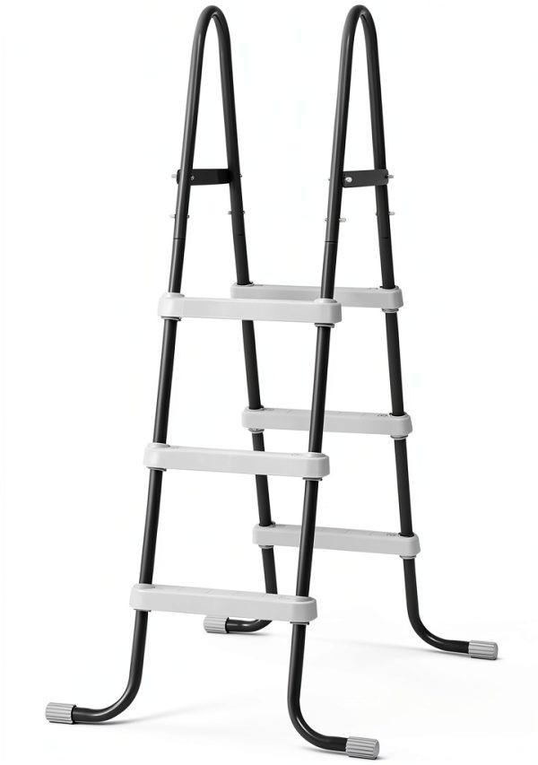 Intex Above Ground Steel Frame Swimming Pool Ladder for 42-in. Wall Height Pools-0