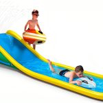 Inflatable Water Slide WEEINJOY 15FT Backyard Splash with Sprinkler-0