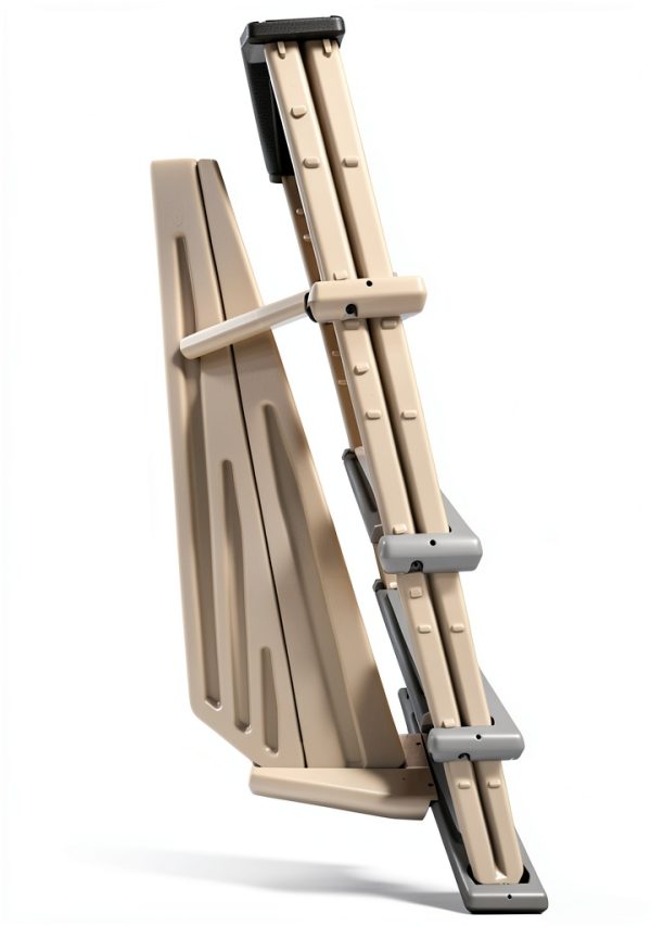 Confer Plastics 6000X Heavy Duty Above Ground in-Pool Swimming Ladder for Decks Adjustable from 42IN to 56IN HIGH-4